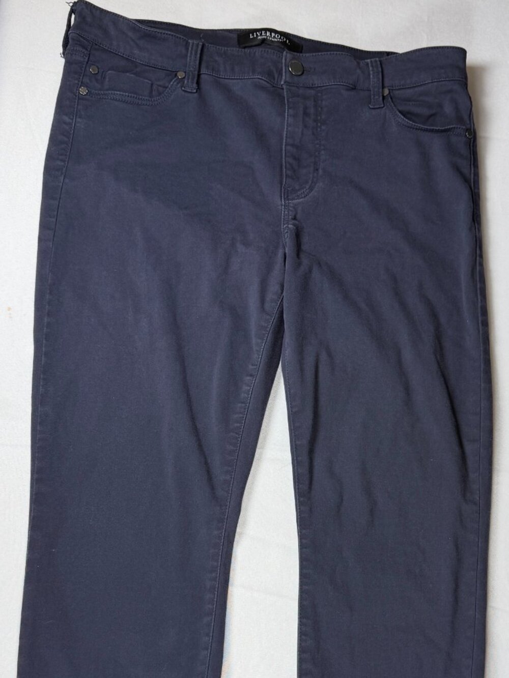 Liverpool Los Angeles Women’s Majestic Navy Stretch Jeans Slim Ankle 12/31